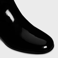LES BOTTES CELINE TRIOMPHE HIGH BOOT in PATENT CALFSKIN - BLACK -  - 1 | CELINE
