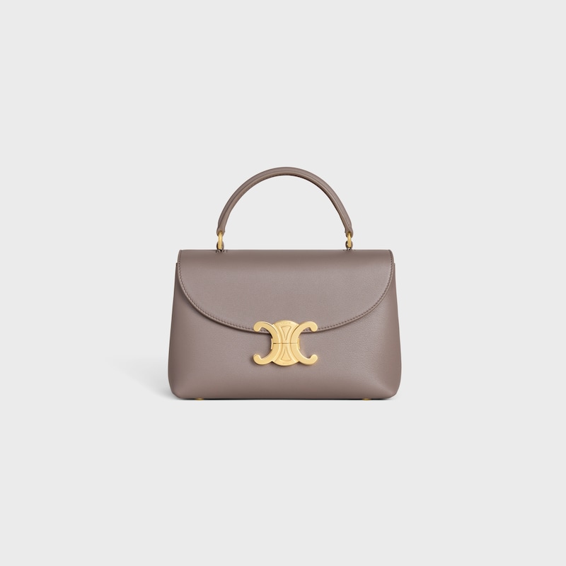 TEEN NINO BAG IN SUPPLE GRAINED CALFSKIN - PEBBLE - CROSS-BODY BAGS - 1 | CELINE