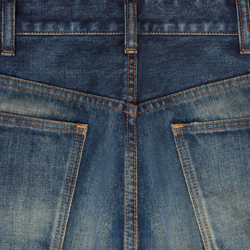 CALÇA JEANS WESLEY EM DENIM DE ALGODÃO - SAFIRA VINTAGE - - 1 | CELINE