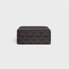 Rectangular box in triomphe canvas - BLACK / TAN - HOME - 1 | CELINE