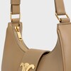 MEDIUM AVA TRIOMPHE BAG IN smooth Calfskin - Smoked Brown - MORE LINES - 5 | CELINE