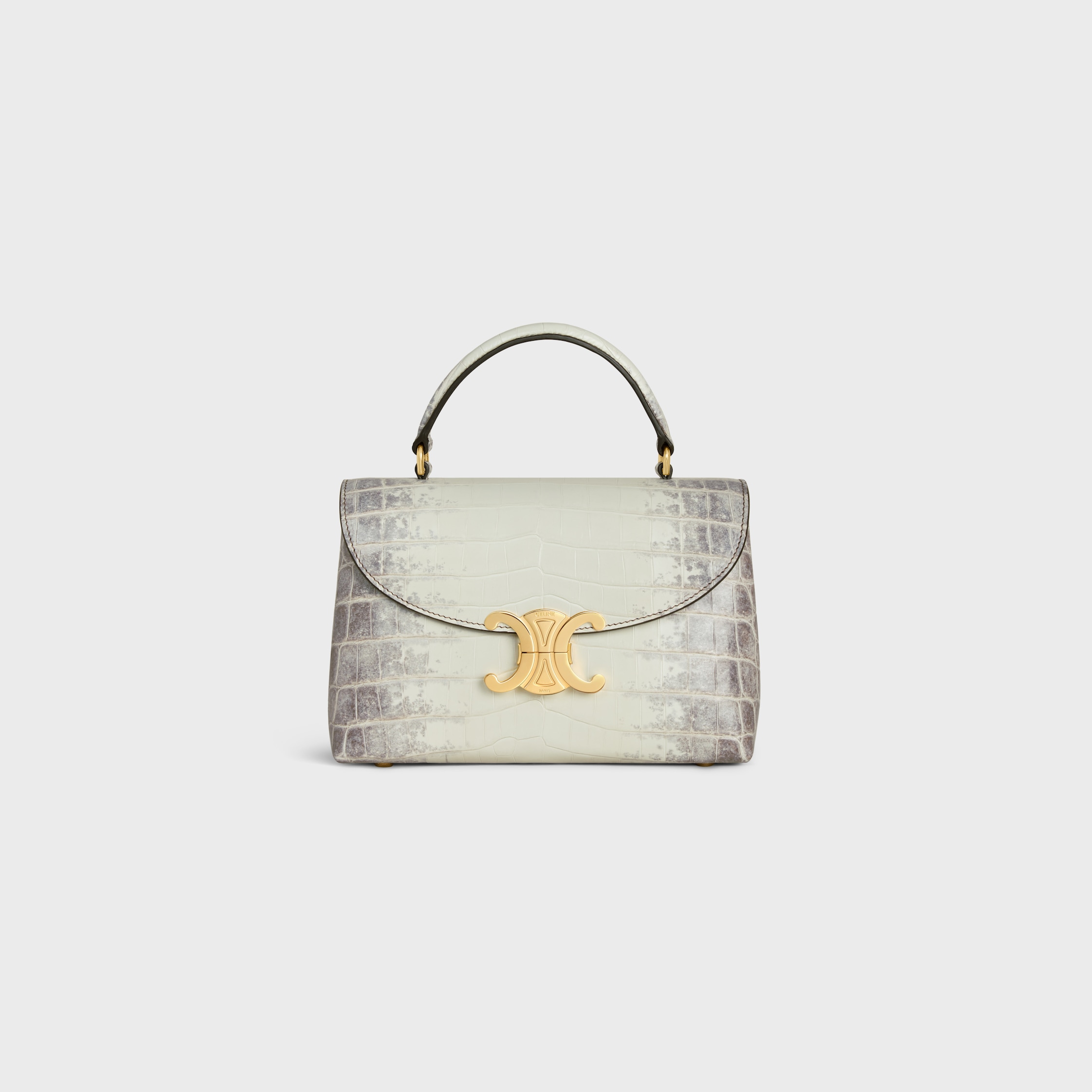 BAGATELLES POUR UN MASSACRE セリーヌ TEEN NINO BAG IN NILOTICUS CROCODILE - NATURAL | CELINE