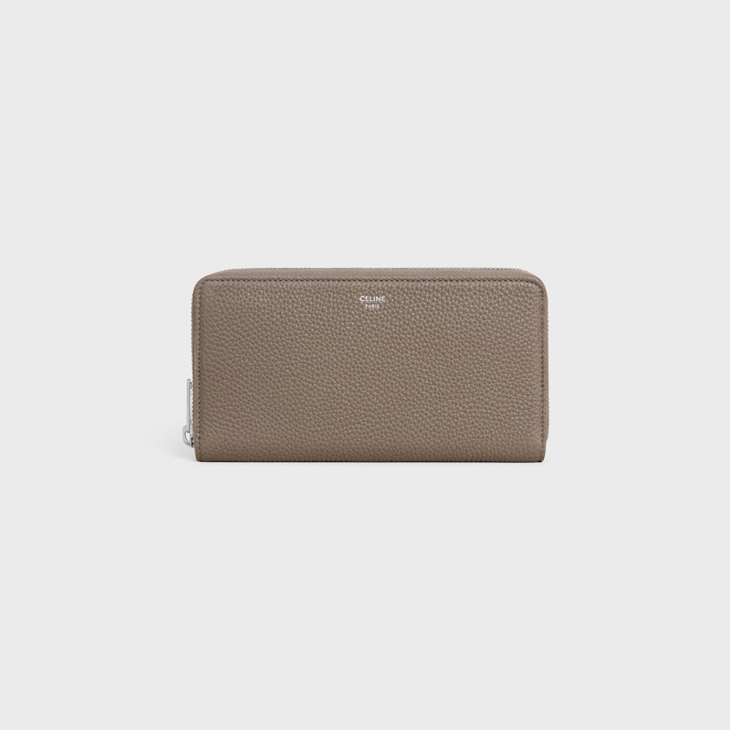 大号拉链钱包 - 灰色 - 新品 - 1 | CELINE