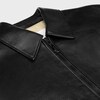 teddy jacket in lambskin - BLACK / CREAM -  - 3 | CELINE