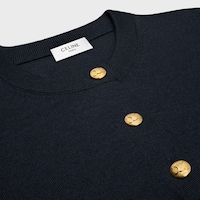 crew neck sweater IN fine wool - NAVY -  - 2 | CELINE