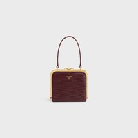 CELINE LANA MINAUDIERE in LIZARD - DARK BURGUNDY - EVENING BAGS - 1 | CELINE