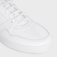 CELINE TRAINER CT-04牛皮革低幫繫帶運動鞋 - 螢光白 -  - 1 | CELINE