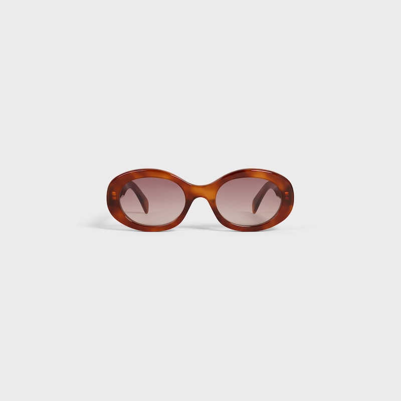Triomphe 01 Sonnenbrille aus Acetat - HONIG HAVANA -  - 1 | CELINE