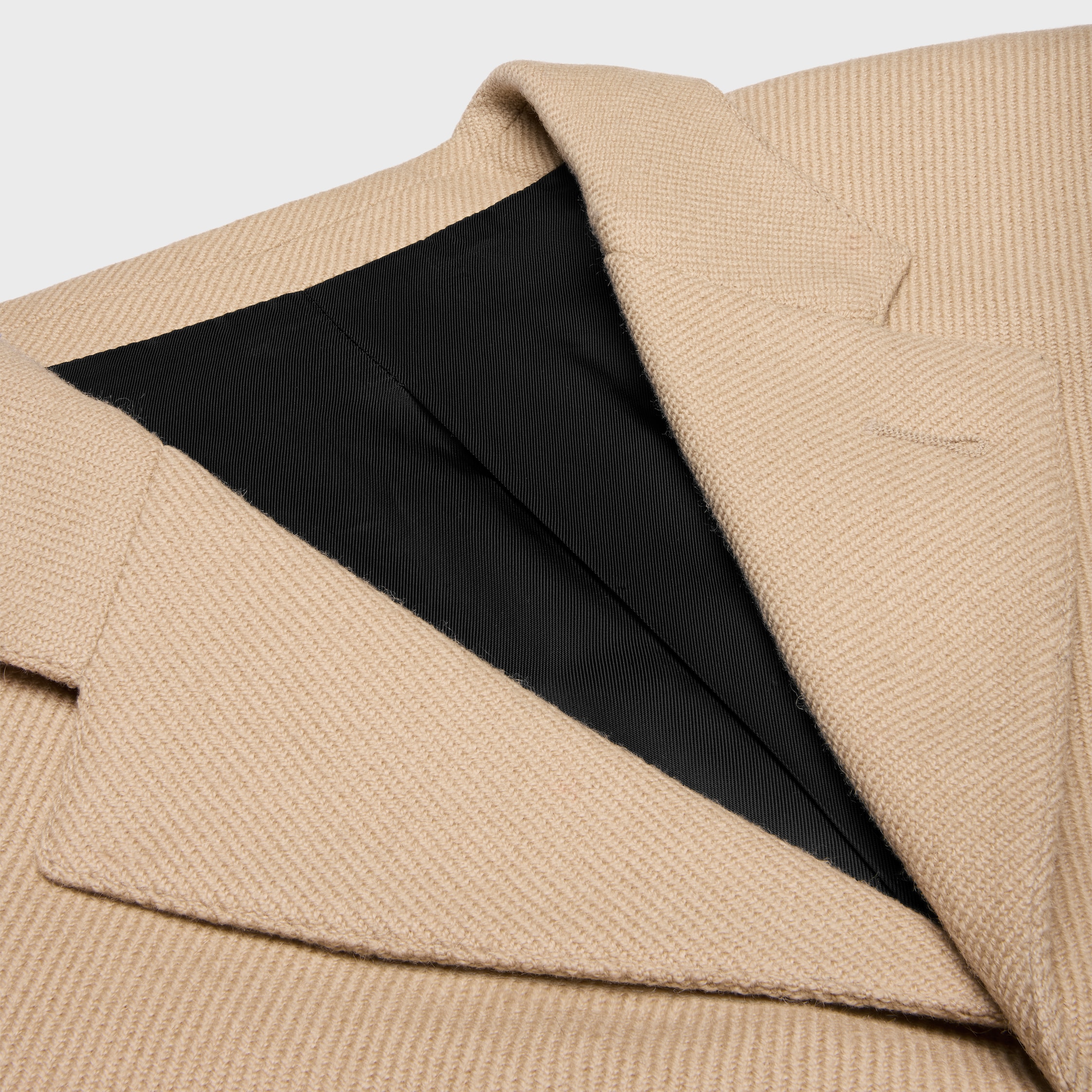 テーラードジャケット / カシミアモヘア ナッテ - デザート | CELINE