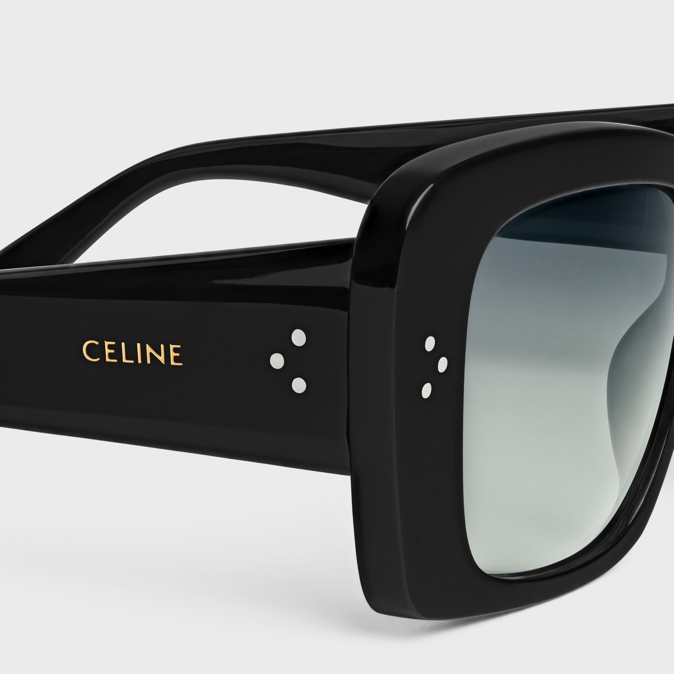 CELINE Monochroms スクエアフレーム アセテート サングラス CELINE EYEWEAR Monochroms square-frame acetate sunglasses