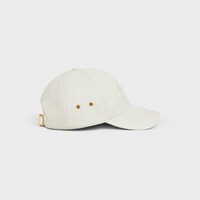 triomphe baseball cap in calfskin - OPTIC WHITE -  - 2 | CELINE