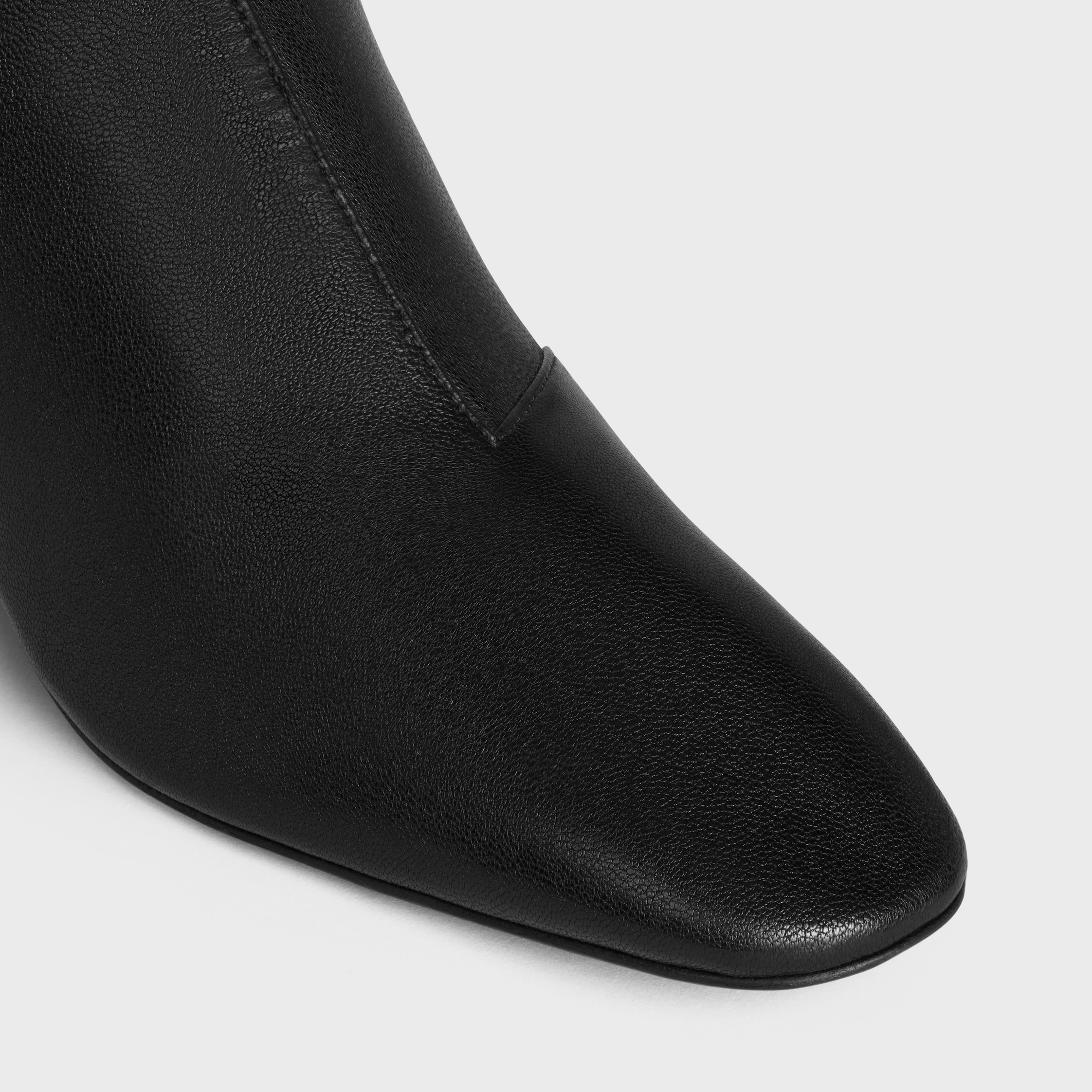 CHERI - ZIPPED BOOT IN Stretch Lambskin - BLACK | CELINE