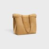 MEDIUM CABAS ANAÏS CUIR TRIOMPHE in SUEDE CALFSKIN AND SHEARLING - NATURAL - HOBO AND TOTE BAGS - 3 | CELINE