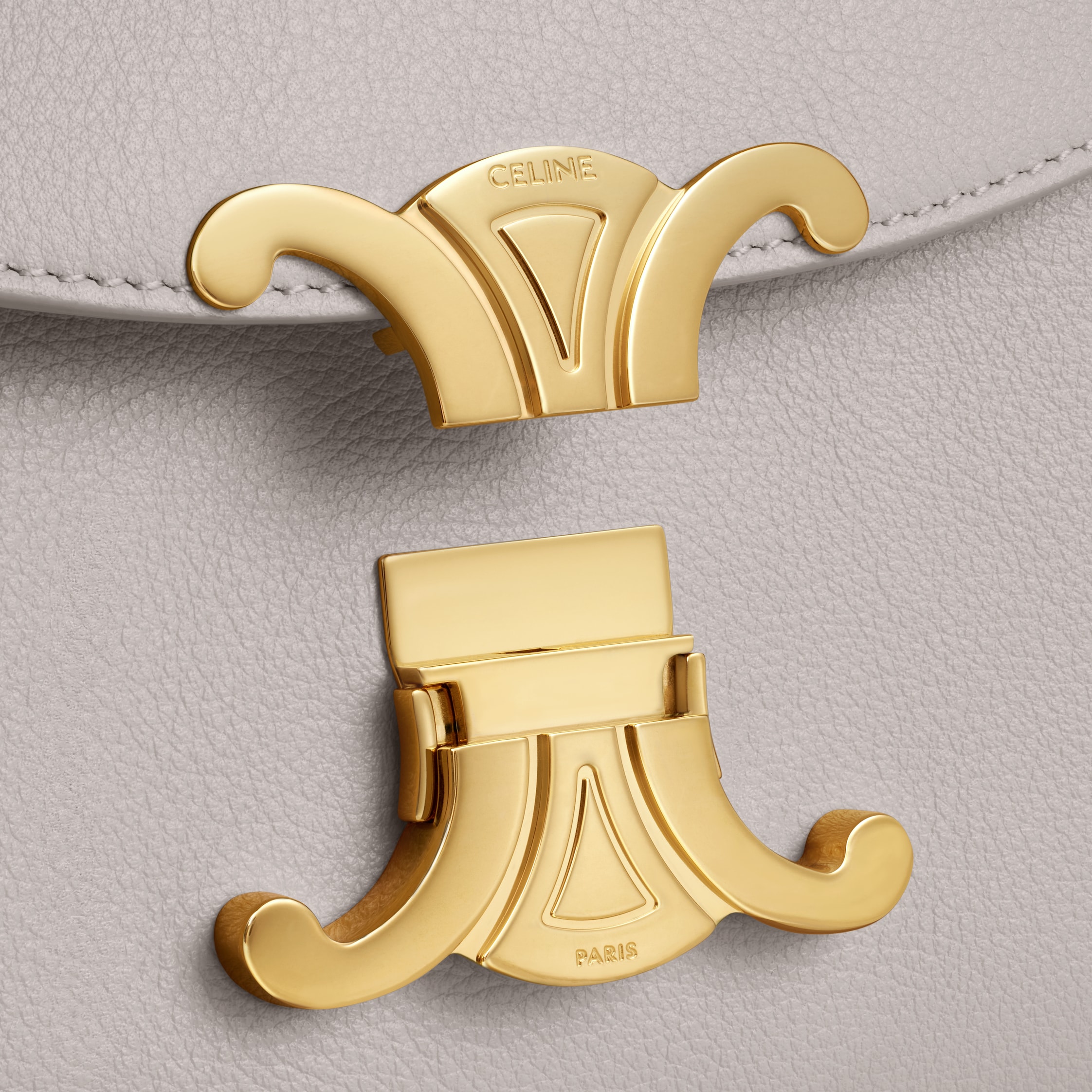 TEEN NINO BAG IN SUPPLE GRAINED CALFSKIN - Soft Grey | CELINE