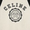 루즈 블라종 스웨트셔츠 - 코튼 플리스 - 베이지/블랙 -  - 4 | CELINE