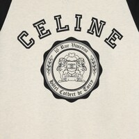 루즈 블라종 스웨트셔츠 - 코튼 플리스 - 베이지/블랙 -  - 1 | CELINE