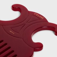 TRIOMPHE HAIR COMB IN ACETATE - Açaï - BEAUTY ACCESSORIES - 1 | CELINE