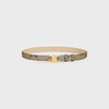 Medium 25MM Triomphe Belt in Pearly Python - NATURAL -  - 1 | CELINE