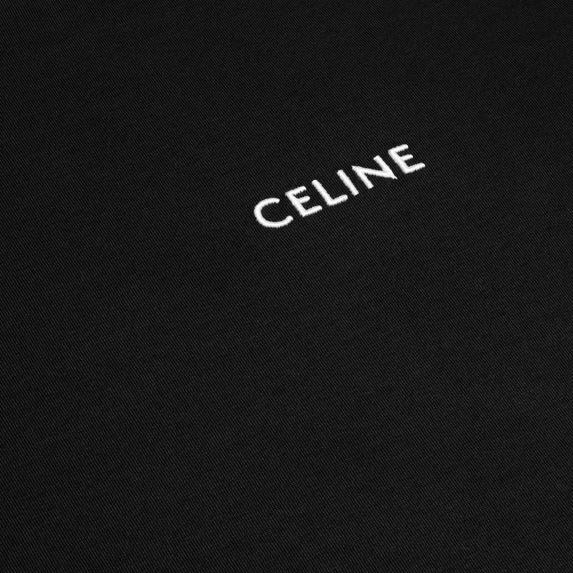 CELINE レギュラー Tシャツ / コットンジャージー - ブラック