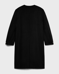coat IN DOUBLE-FACE CASHMERE - BLACK -  - 2 | CELINE