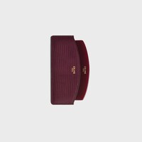CURVED HAIR COMB IN LIZARD - Açaï - BEAUTY ACCESSORIES - 1 | CELINE