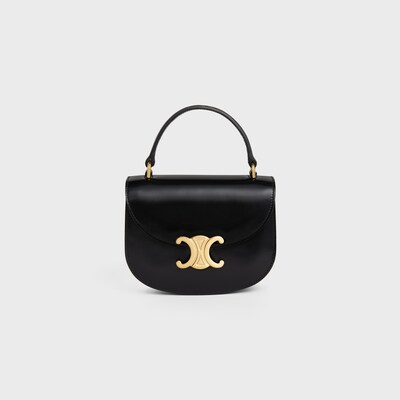 MINI BESACE CLEA IN SHINY CALFSKIN - BLACK - ESSENTIAL GIFTS - 1 | CELINE