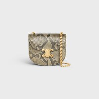 CHAIN BESACE CLEA in pearly python - NATURAL - CROSS-BODY BAGS - 1 | CELINE