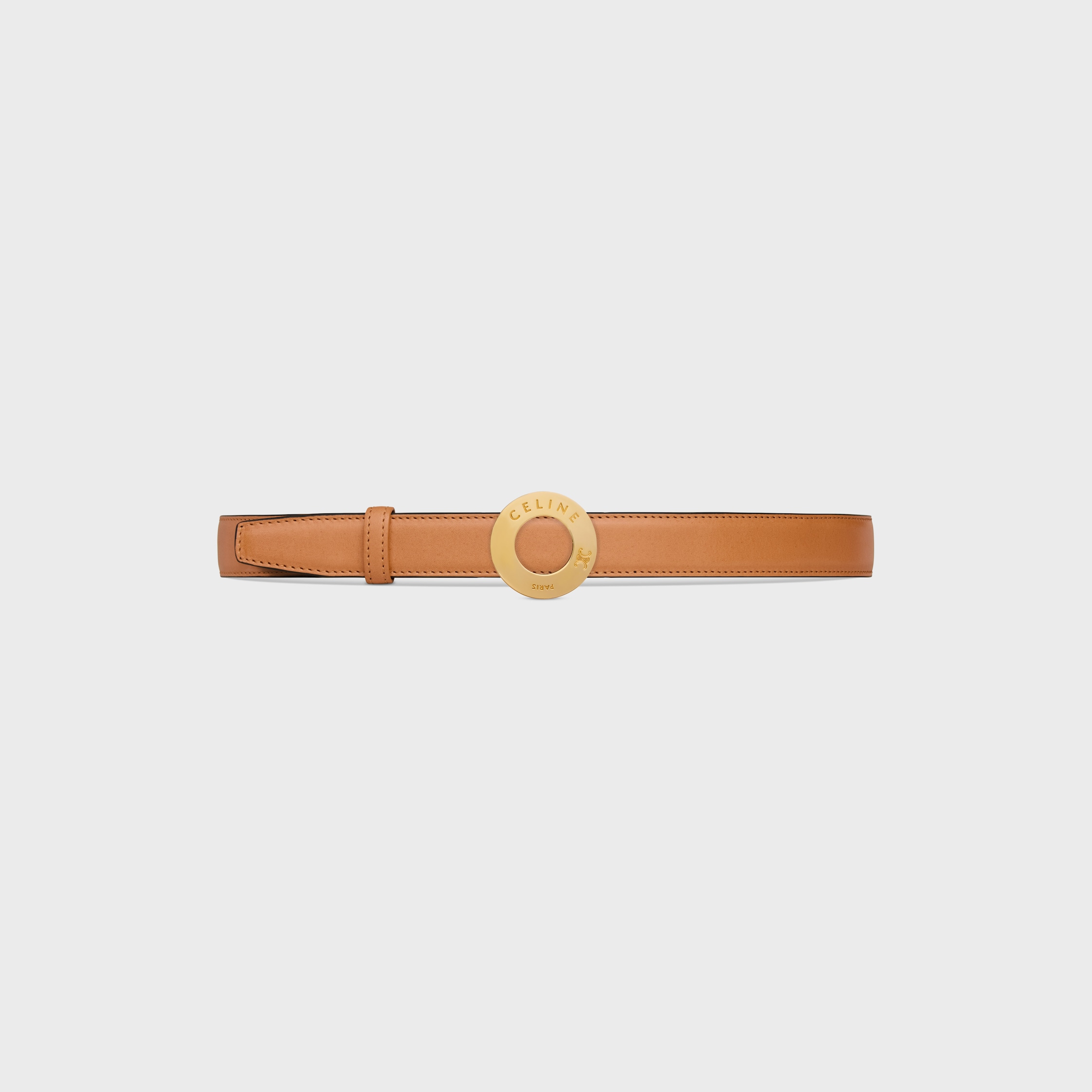 CELINE ディスクバックル＆リバーシブルストラップ 25MM - ハニー | CELINE