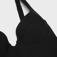 balconette swimsuit IN matte jersey - BLACK -  - 2 | CELINE