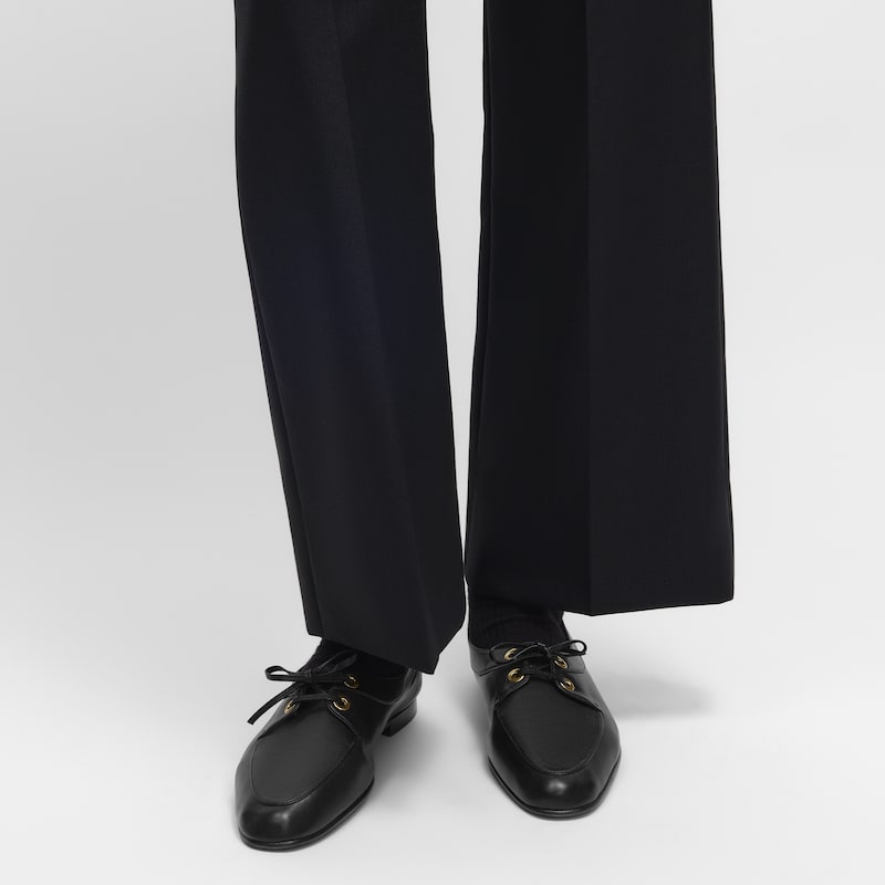 MILES LOAFER IN SUPPLE CALFSKIN - BLACK -  - 1 | CELINE