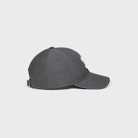 GORRA DE BÉISBOL TRIOMPHE DE GABARDINA DE ALGODÓN EFECTO LAVADO - PIZARRA -  - 2 | CELINE