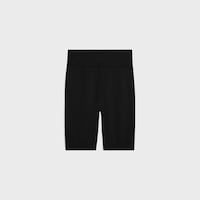 Triomphe cycling shorts in technical jersey - BLACK -  - 2 | CELINE
