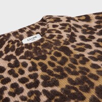 minivestido de cachemira de leopardo - LEOPARDO -  - 2 | CELINE