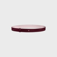Reversible Strap 25MM IN TAURILLON - DEEP BURGUNDY / BLEACHED PINK -  - 1 | CELINE