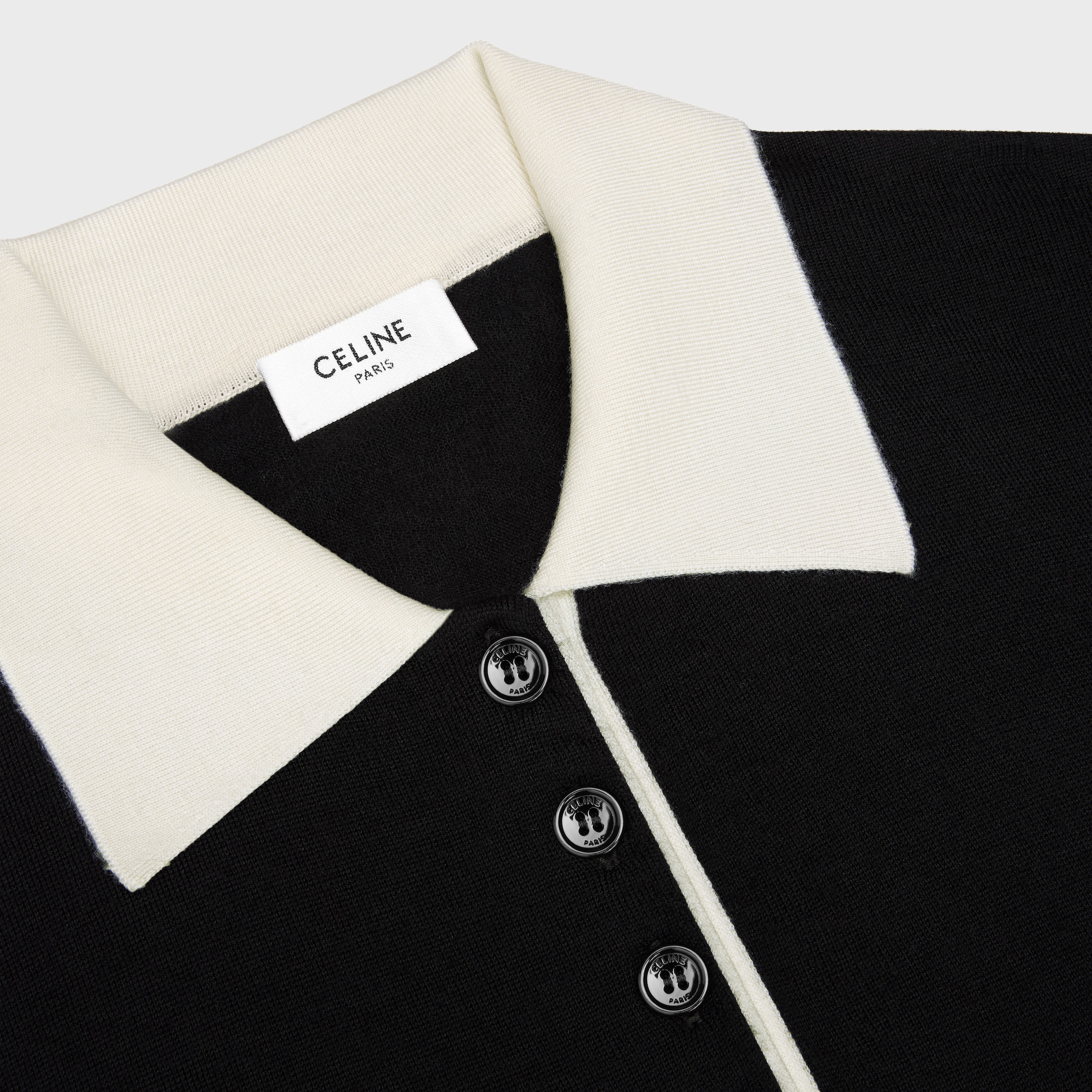 希少 CELINE 美品 シアーポロシャツ 総柄 40 大きいサイズ シルク セリーヌ(CELINE)の中古通販｜ブランド古着専門店LIFE – ブランド古着 LIFE