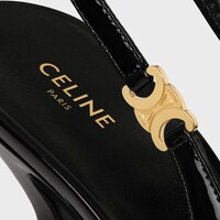 CELINE JUDY TRIOMPHE STILETTO PUMP IN PATENT CALFSKIN - BLACK -  - 1 | CELINE