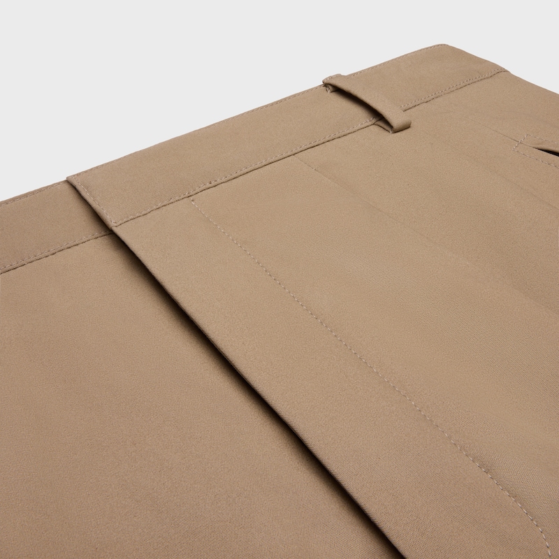 PANTALONES CHINOS DE PA&Ntilde;O DE ALGOD&Oacute;N - BEIGE CENIZA -  - 1 | CELINE