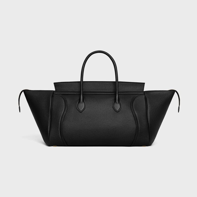 LUGGAGE IN GRAINED CALFSKIN - BLACK - SHOULDER BAGS - 1 | CELINE