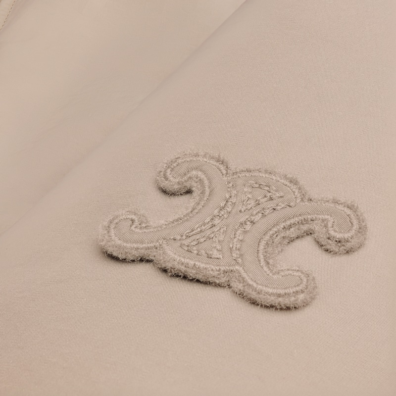 CHAQUETA ACOLCHADA DE NAILON - BEIGE -  - 1 | CELINE