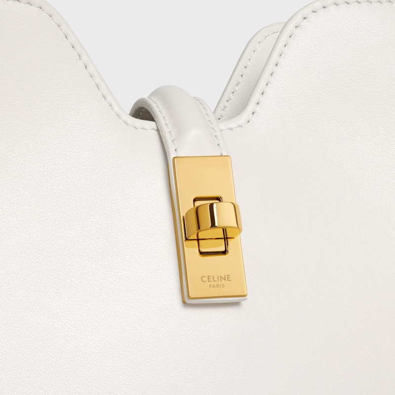 SHOULDER CAMILLE 16 SOFT IN SMOOTH CALFSKIN - RICE - MORE LINES - 1 | CELINE