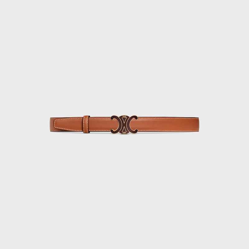Wendbarer Riemen 25 mm AUS TAURILLON UND NATURBELASSENEM KALBSLEDER -  -  - 1 | CELINE