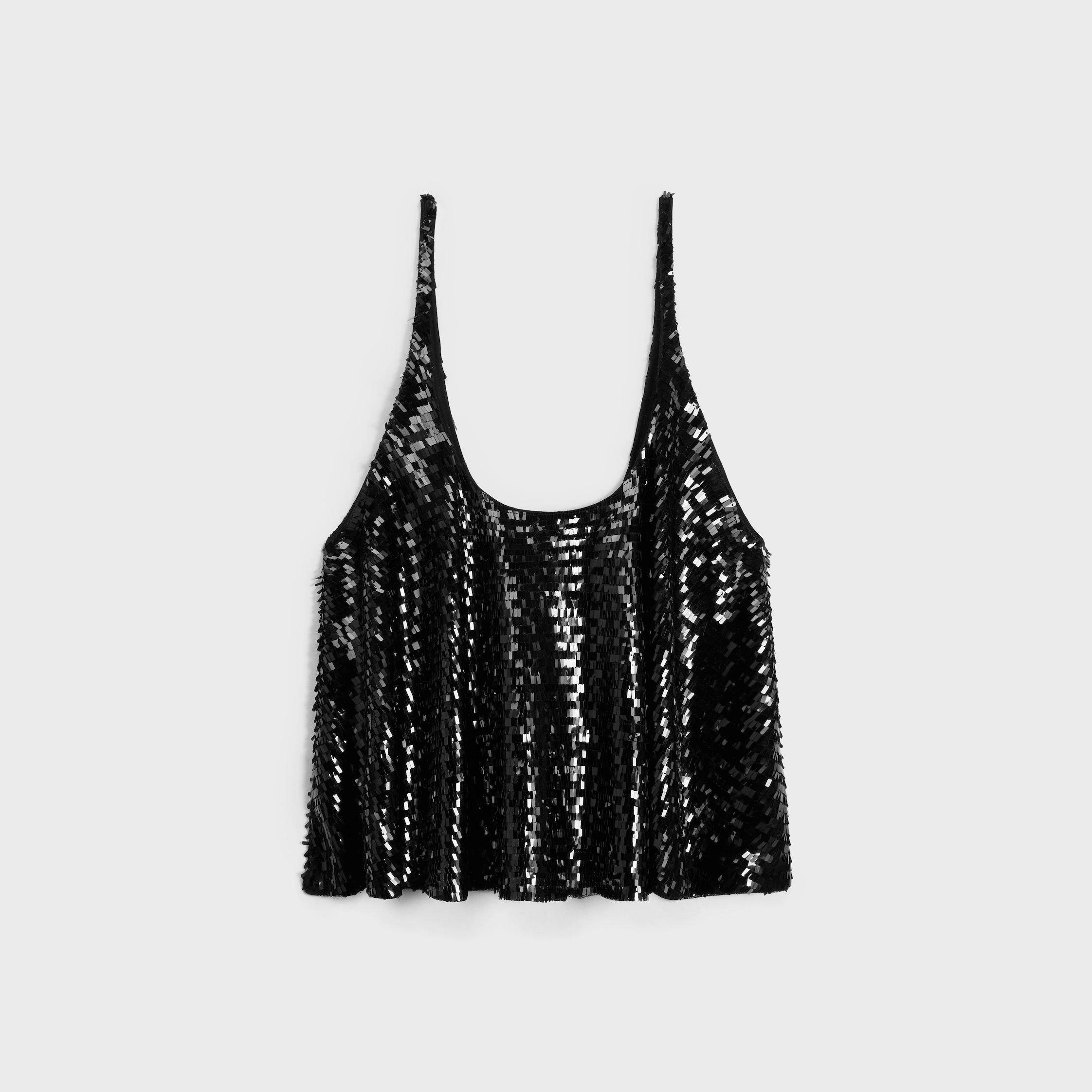 CELINE タンクトップ ○CELINE○モノグラムブラトップ○シルク＆コットン (CELINE