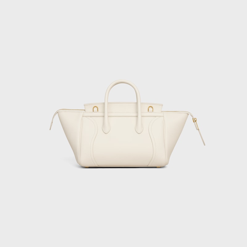 LITTLE LUGGAGE IN GRAINED CALFSKIN - WHITE COTTON - GIFTS FOR HER - 1 | CELINE