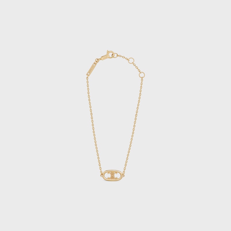 Maillon Triomphe Bracelet in Yellow Gold - YELLOW GOLD -  - 1 | CELINE