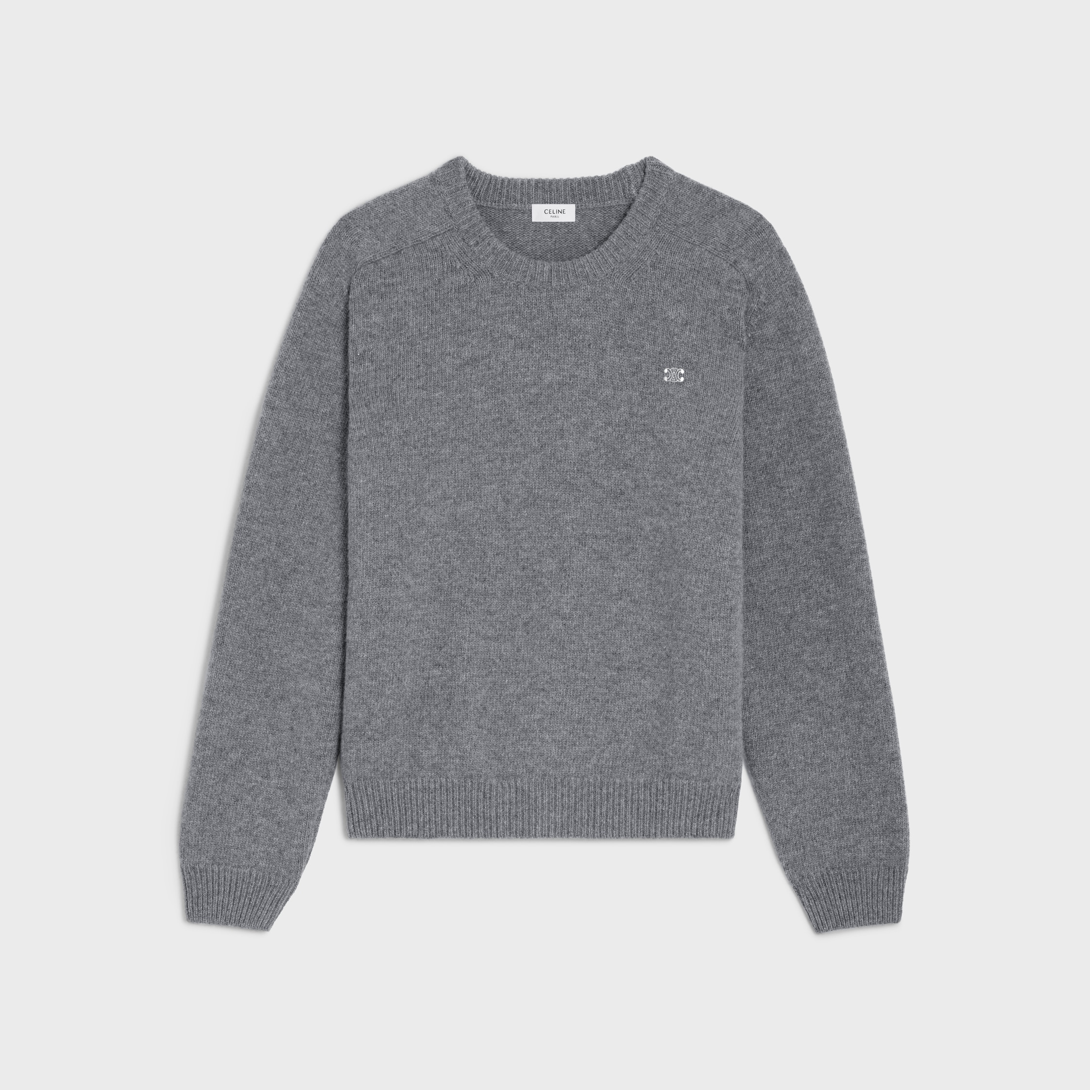 トップス the e_C Double Collar Crewneck Grey Port & Co Core Fleece Crewneck Sweatshirt | Product | Port