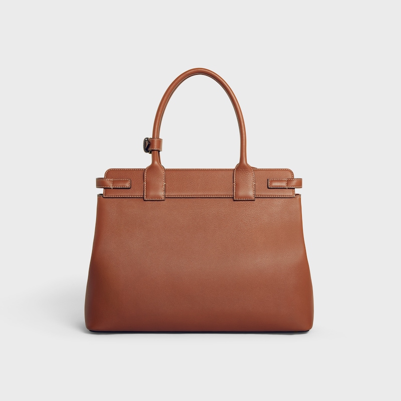 CELINE CONTI BAG in SUPPLE GRAINED CALFSKIN - TAN - CONTI - 1 | CELINE