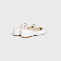 LES BALLERINES CELINE DOUBLE STRAP IN LAMBSKIN - ARCTIC WHITE -  - 2 | CELINE