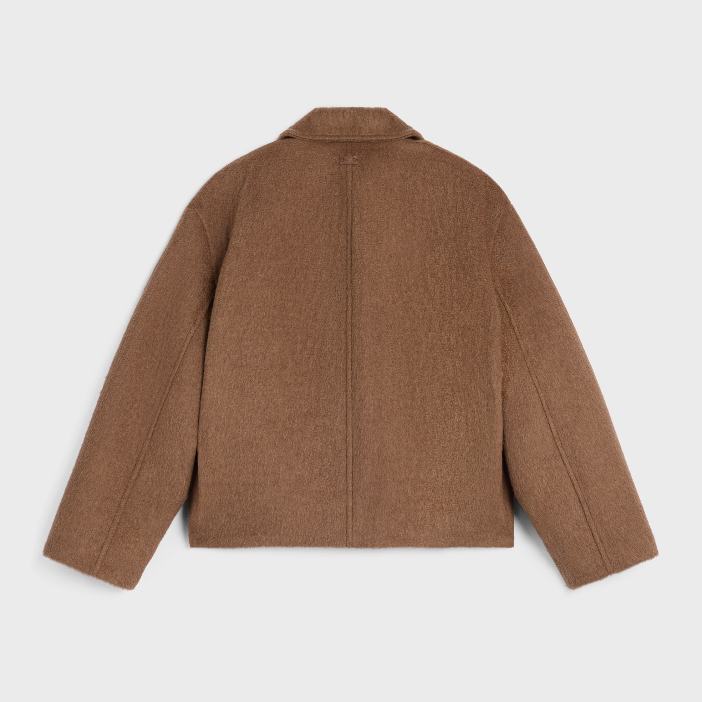 JACKET IN DOUBLE-FACE CASHMERE AND CAMEL - | CELINE
