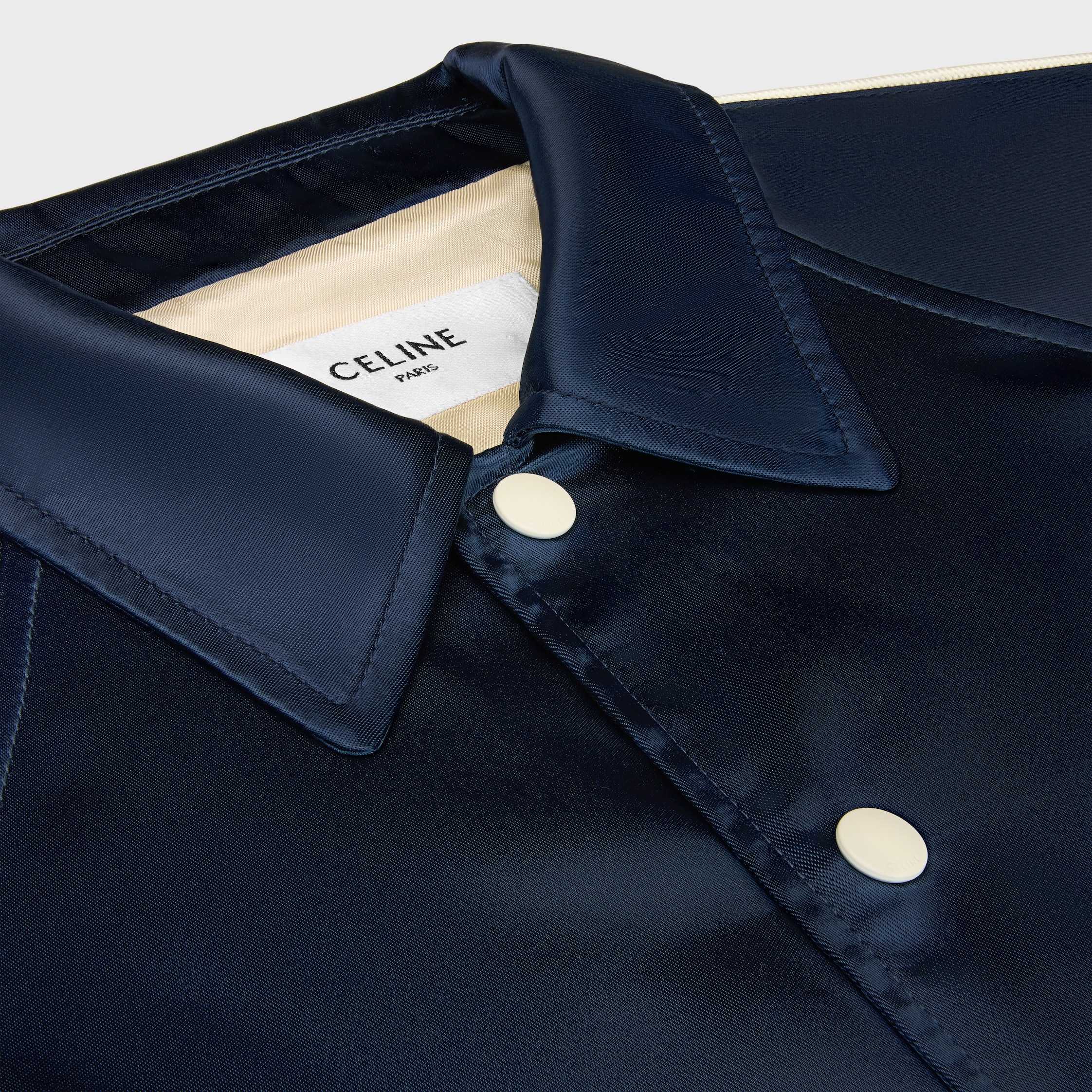 24SS【CELINE】CELINE テディジャケット サテン仕上げナイロン 24SS【CELINE】CELINE テディジャケット サテン仕上げナイロン