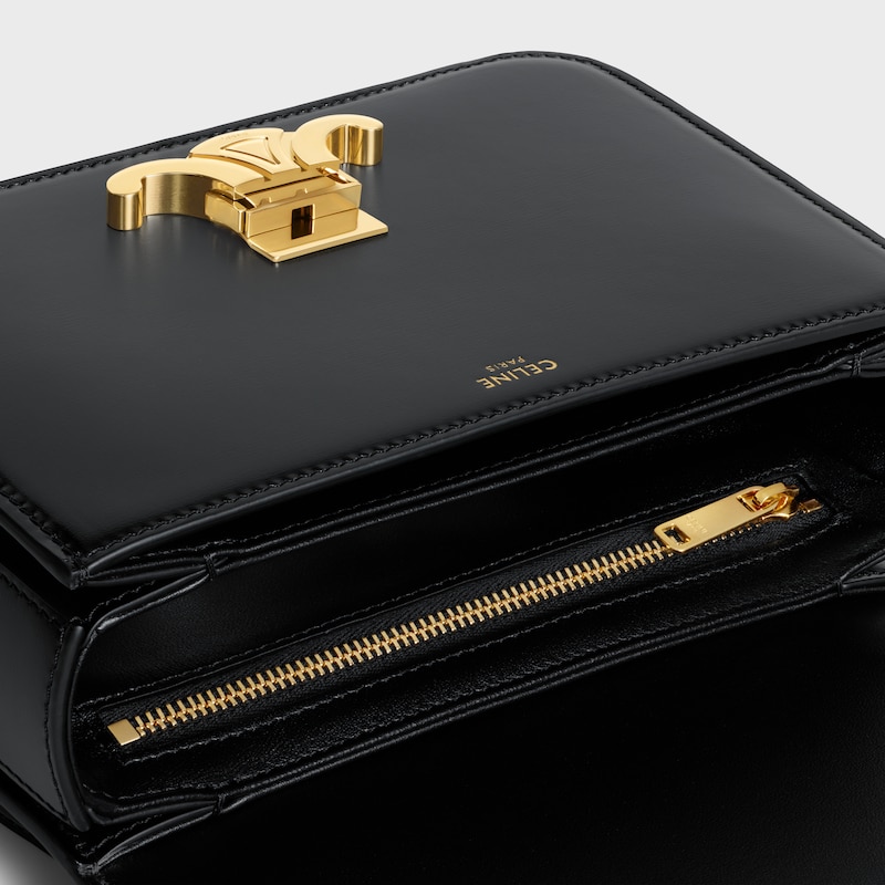 BOLSO TEEN GARANCE DE PIEL DE BECERRO BRILLANTE - NEGRO - BOLSOS DE HOMBRO - 1 | CELINE